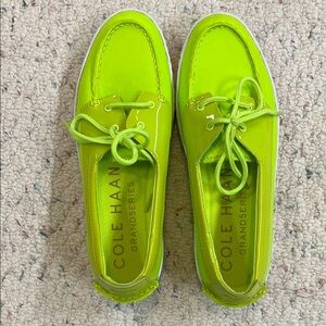 Cole Haan Grand Series Women's Bright Green Loafers